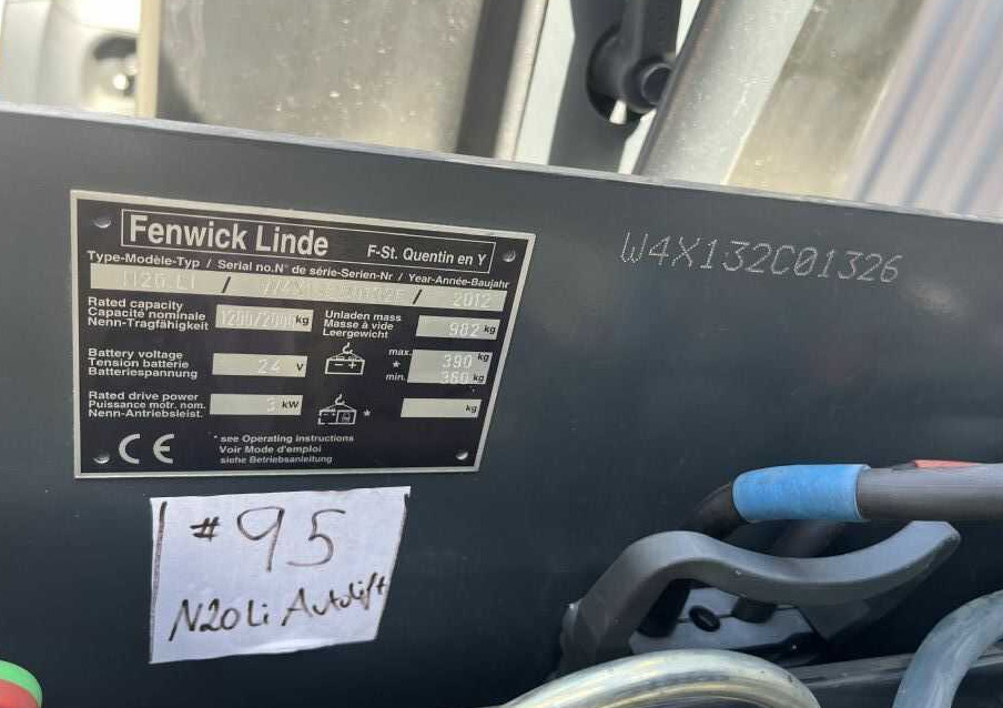 Linde N20Li - Máy lấy hàng: hình 5 Linde N20Li - Máy lấy hàng: hình 5