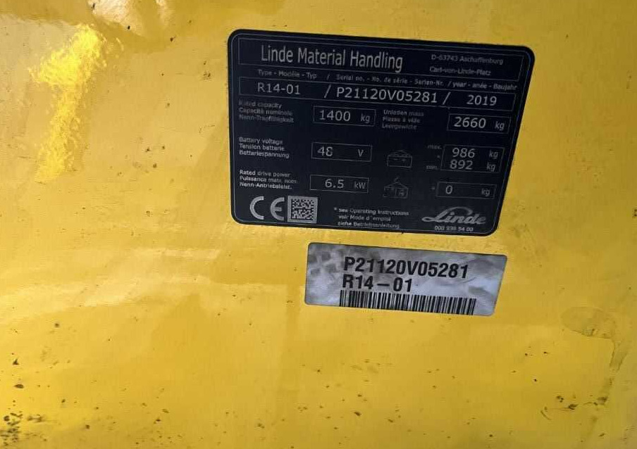 Linde R14-01 - Xe tải tiếp cận: hình 4 Linde R14-01 - Xe tải tiếp cận: hình 4