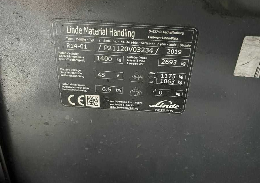 Linde R14 - Xe tải tiếp cận: hình 4 Linde R14 - Xe tải tiếp cận: hình 4