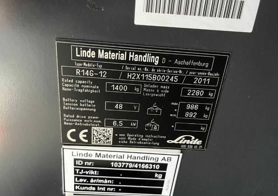 Linde R14G - Xe tải tiếp cận: hình 4 Linde R14G - Xe tải tiếp cận: hình 4