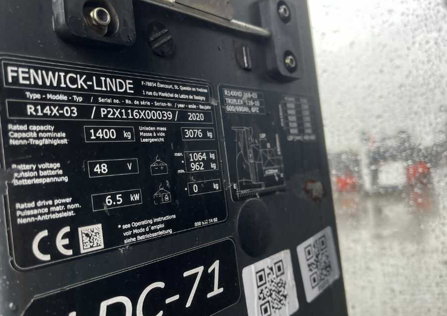 Linde R14X - Xe tải tiếp cận: hình 4 Linde R14X - Xe tải tiếp cận: hình 4