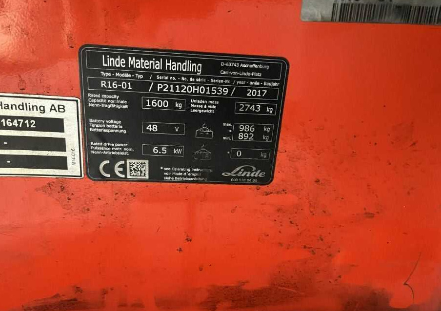 Linde R16-01 - Xe tải tiếp cận: hình 4 Linde R16-01 - Xe tải tiếp cận: hình 4
