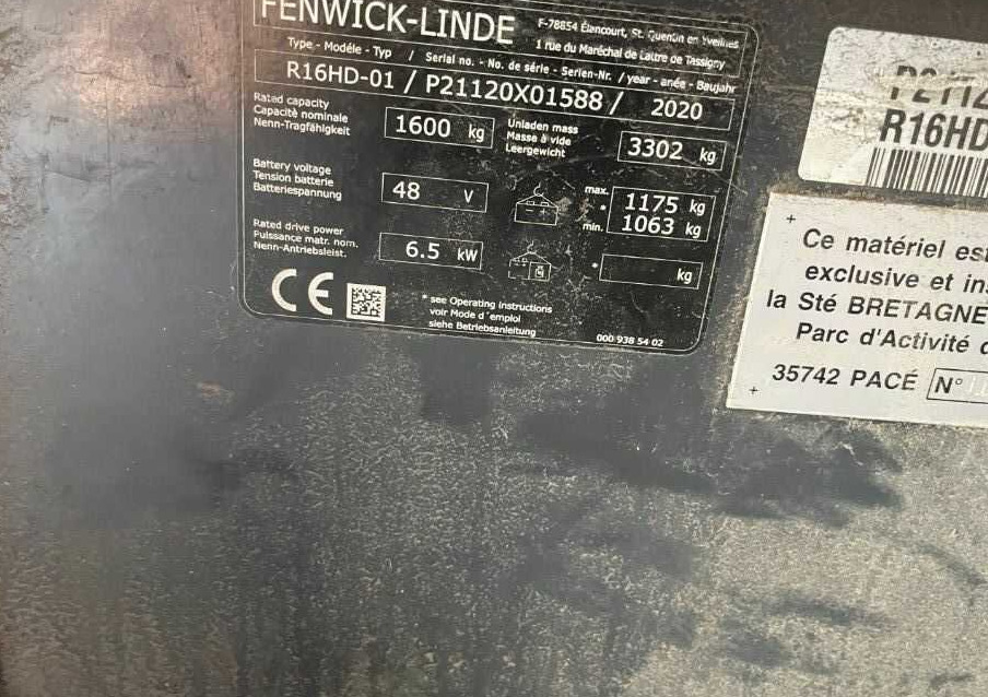 Linde R16HD-01 - Xe tải tiếp cận: hình 4 Linde R16HD-01 - Xe tải tiếp cận: hình 4