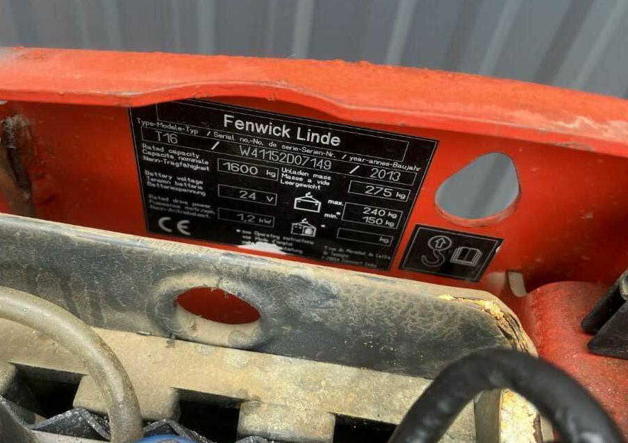 Linde T16 - Xe tải nâng pallet: hình 4 Linde T16 - Xe tải nâng pallet: hình 4