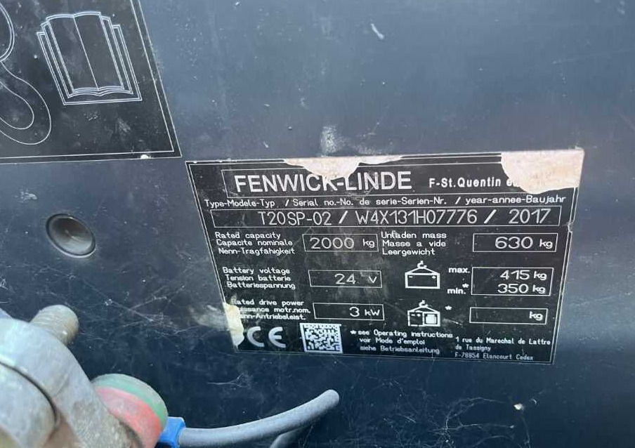 Linde T20SP-02 - Xe tải nâng pallet: hình 4 Linde T20SP-02 - Xe tải nâng pallet: hình 4