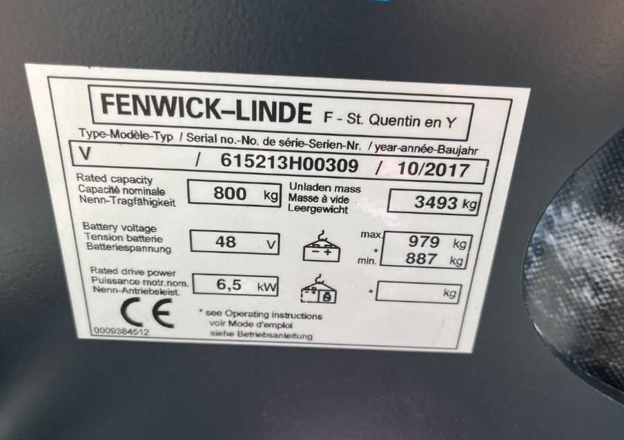 Linde V - Máy lấy hàng: hình 4 Linde V - Máy lấy hàng: hình 4