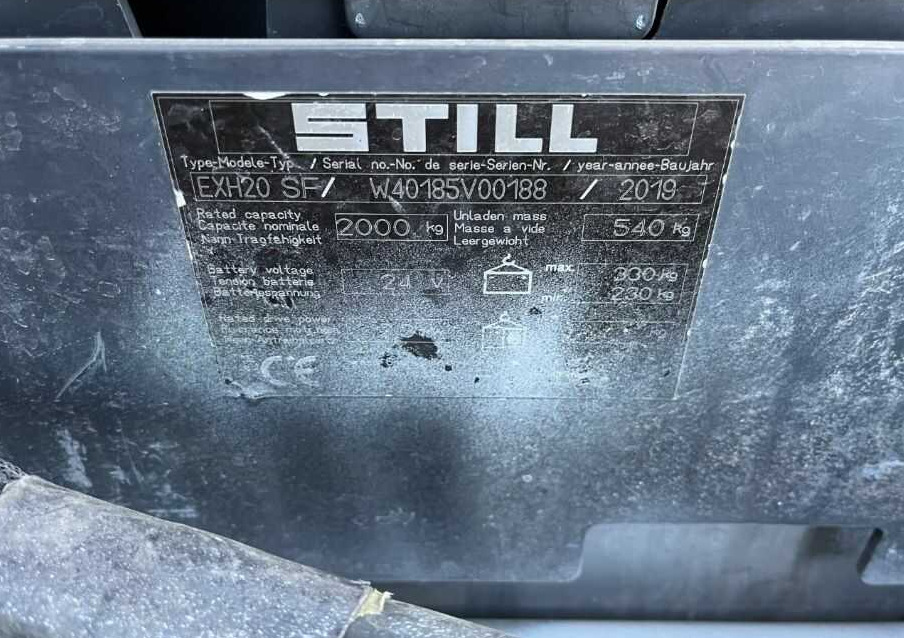 Still EXH-SF20 - Xe tải nâng pallet: hình 4 Still EXH-SF20 - Xe tải nâng pallet: hình 4