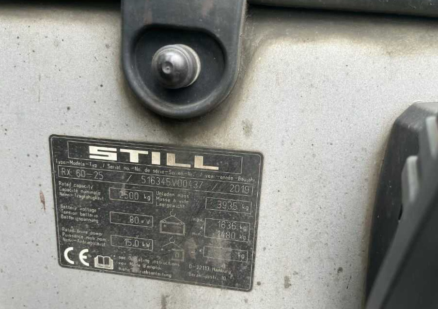 Still RX60-25 - Xe nâng điện: hình 4 Still RX60-25 - Xe nâng điện: hình 4