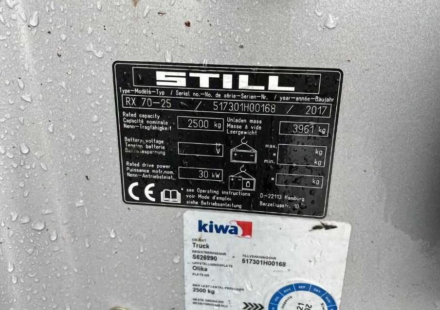 Still RX70-25 - Xe nâng diesel: hình 4 Still RX70-25 - Xe nâng diesel: hình 4
