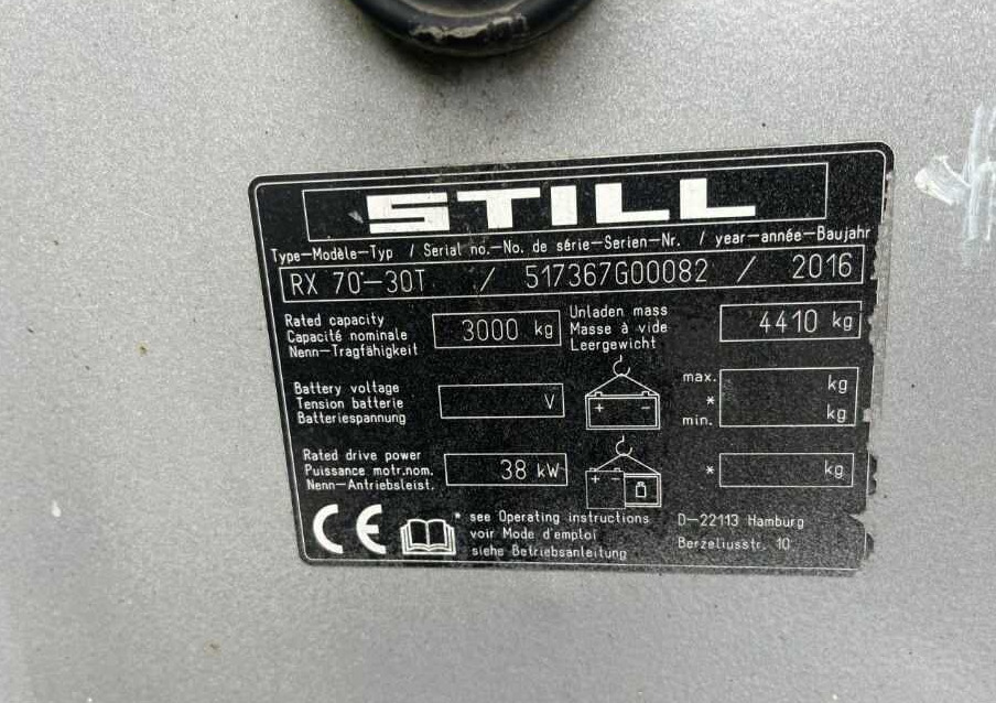 Still RX70-30T - Xe nâng gas: hình 4 Still RX70-30T - Xe nâng gas: hình 4