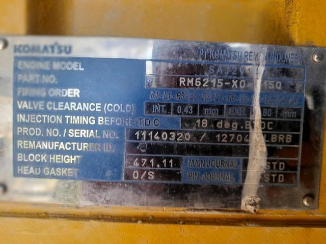 Komatsu SA12V140 - WA800 - HD785 - HD985 - D475 engine - - Động cơ: hình 4 Komatsu SA12V140 - WA800 - HD785 - HD985 - D475 engine - - Động cơ: hình 4