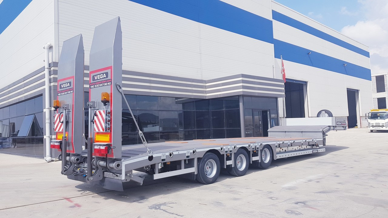 Sơ mi rơ moóc thùng thấp để vận chuyển máy móc nặng mới 3 AXLE LOWBED (VEGA ITALIANO): hình 6