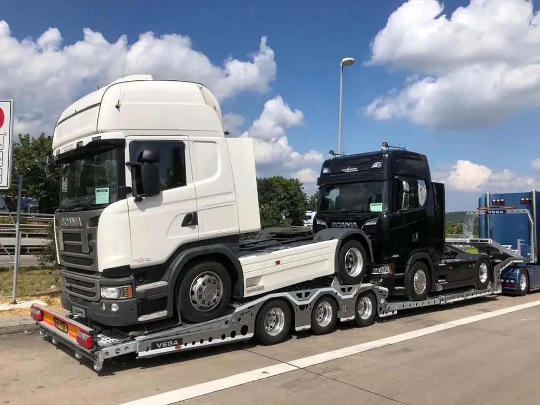Sơ mi rơ moóc tự động vận chuyển mới PROMAX 3 AXLE TRUCK CARRIER: hình 16