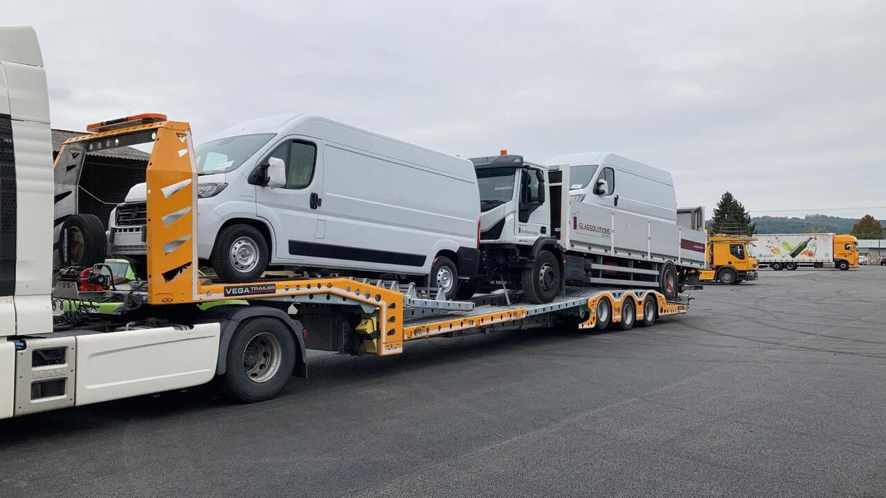 Sơ mi rơ moóc tự động vận chuyển mới PROMAX 3 AXLE TRUCK CARRIER: hình 19
