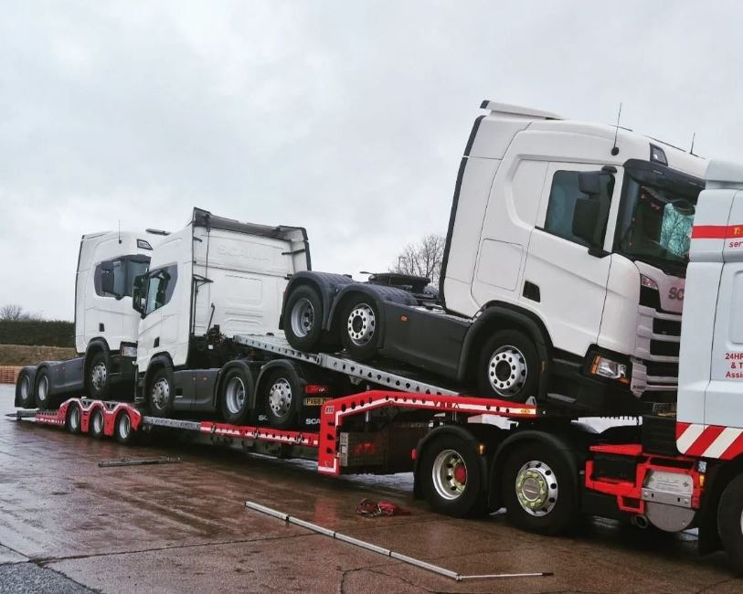 Sơ mi rơ moóc tự động vận chuyển mới PROMAX 3 AXLE TRUCK CARRIER: hình 22
