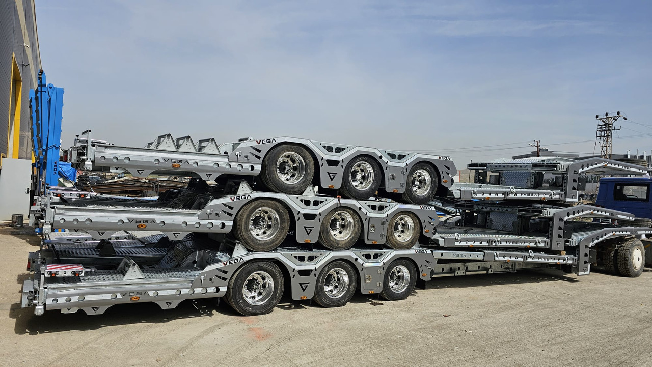 Sơ mi rơ moóc tự động vận chuyển mới PROMAX 3 AXLE TRUCK CARRIER: hình 8