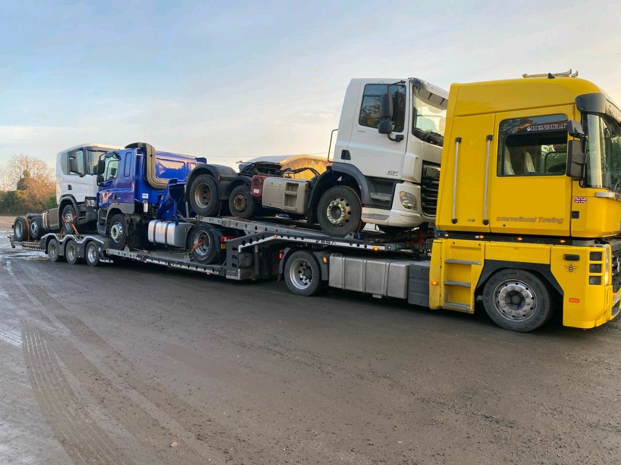 Sơ mi rơ moóc tự động vận chuyển mới PROMAX 3 AXLE TRUCK CARRIER: hình 18