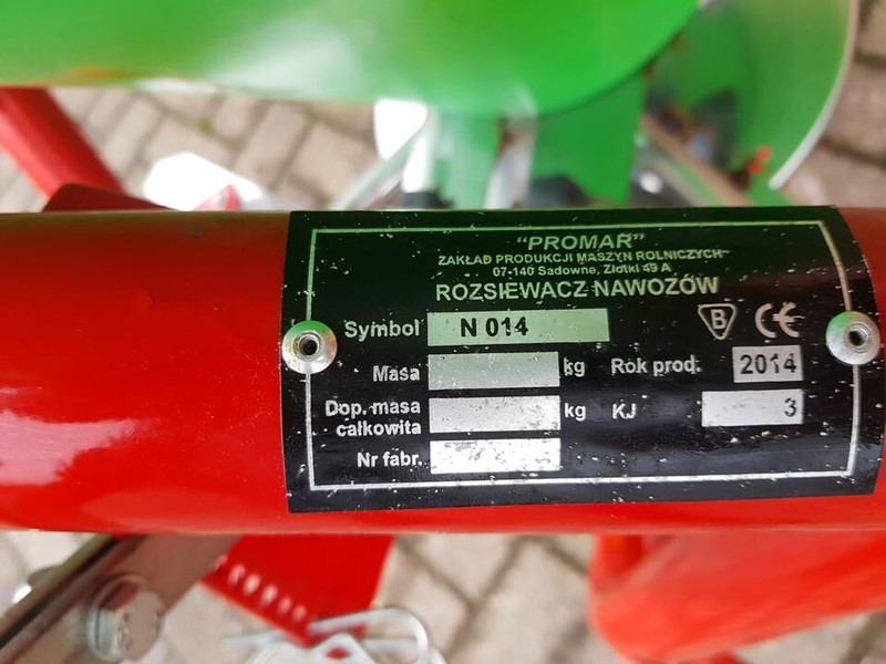 Onbekend PROMAR - Máy dàn trải cát/ Muối: hình 3 Onbekend PROMAR - Máy dàn trải cát/ Muối: hình 3