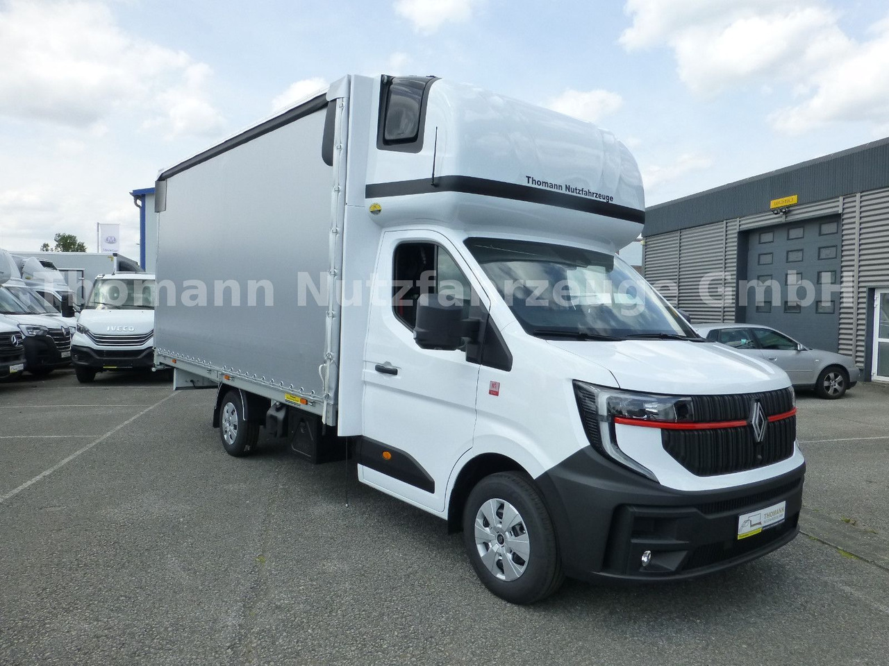 Renault NEW Master Pritsche Plane Schlafkabine - Xe van thùng mui bạt: hình 1 Renault NEW Master Pritsche Plane Schlafkabine - Xe van thùng mui bạt: hình 1