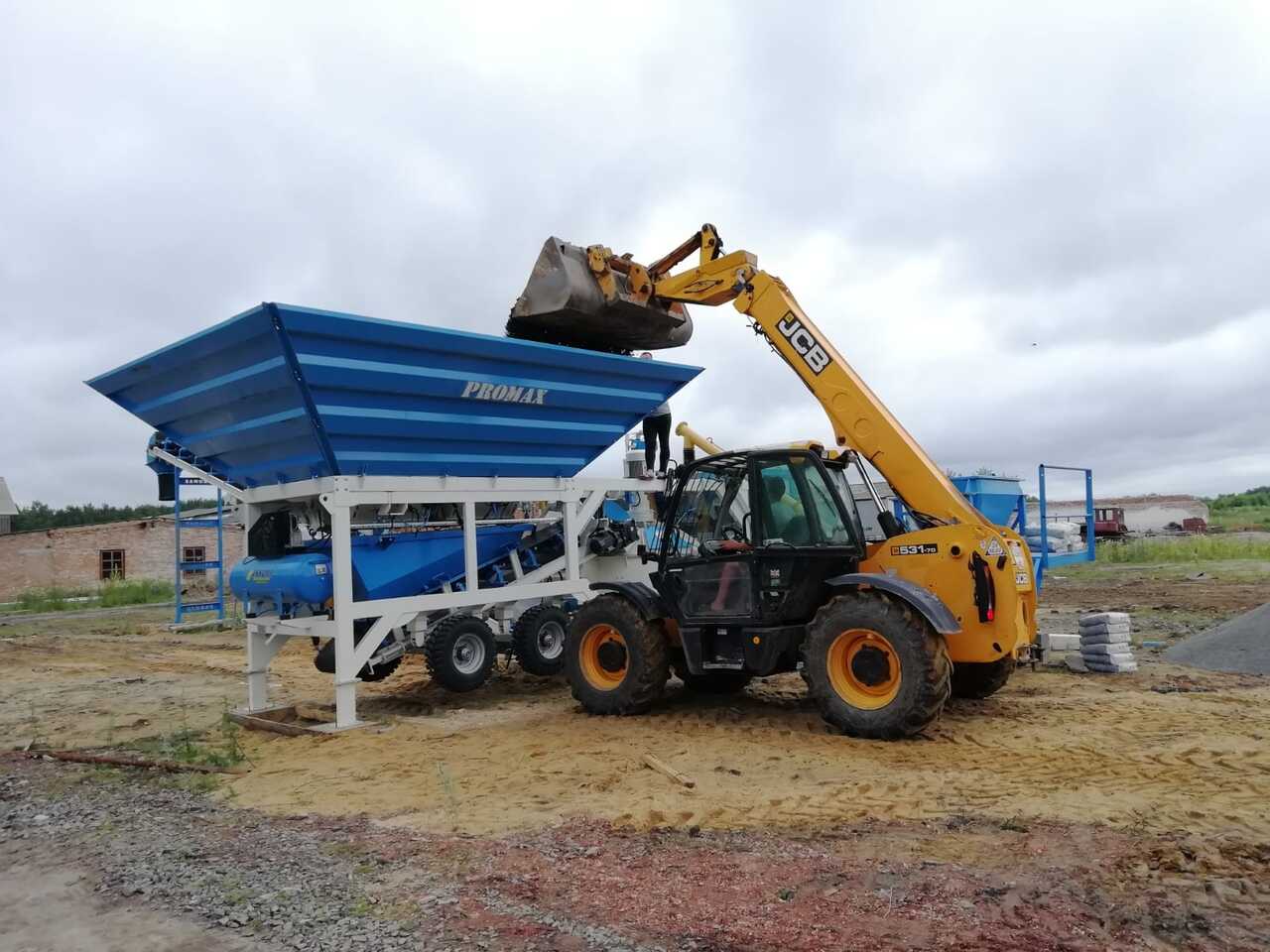 PROMAX MOBILE CONCRETE PLANT M35-PLNT (35M3/H) - Trạm trộn bê tông: hình 2 PROMAX MOBILE CONCRETE PLANT M35-PLNT (35M3/H) - Trạm trộn bê tông: hình 2