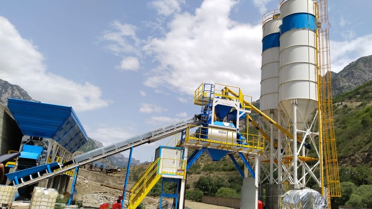 Promax Compact Concrete Batching Plant C120-TWN-LINE (120m3/h) - Trạm trộn bê tông: hình 2 Promax Compact Concrete Batching Plant C120-TWN-LINE (120m3/h) - Trạm trộn bê tông: hình 2