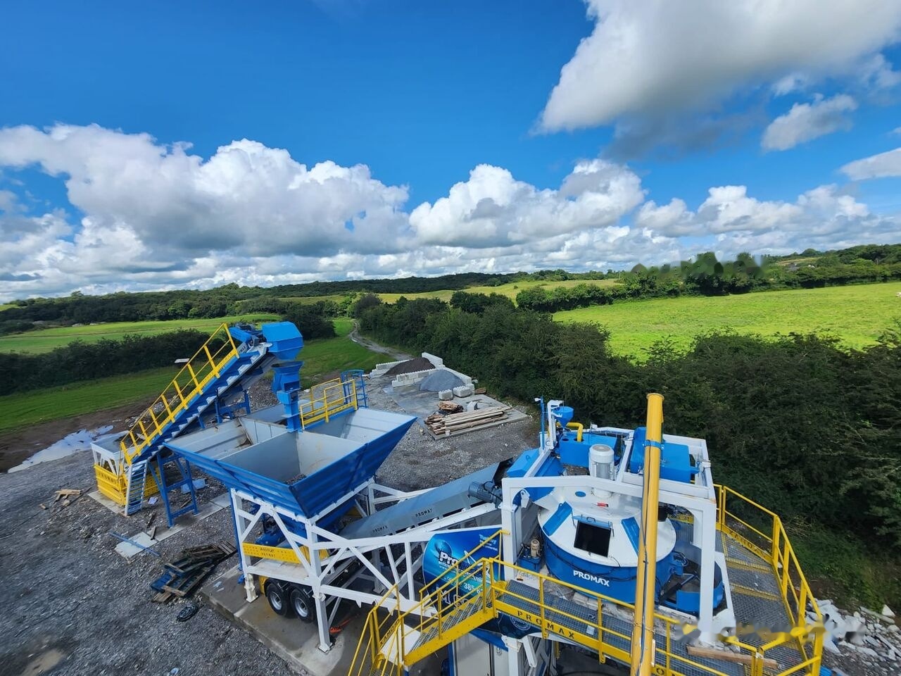 Promax Mobile Concrete Batching Plant PROMAX M60-PLNT (60m³/h) - Silo xi măng: hình 1 Promax Mobile Concrete Batching Plant PROMAX M60-PLNT (60m³/h) - Silo xi măng: hình 1