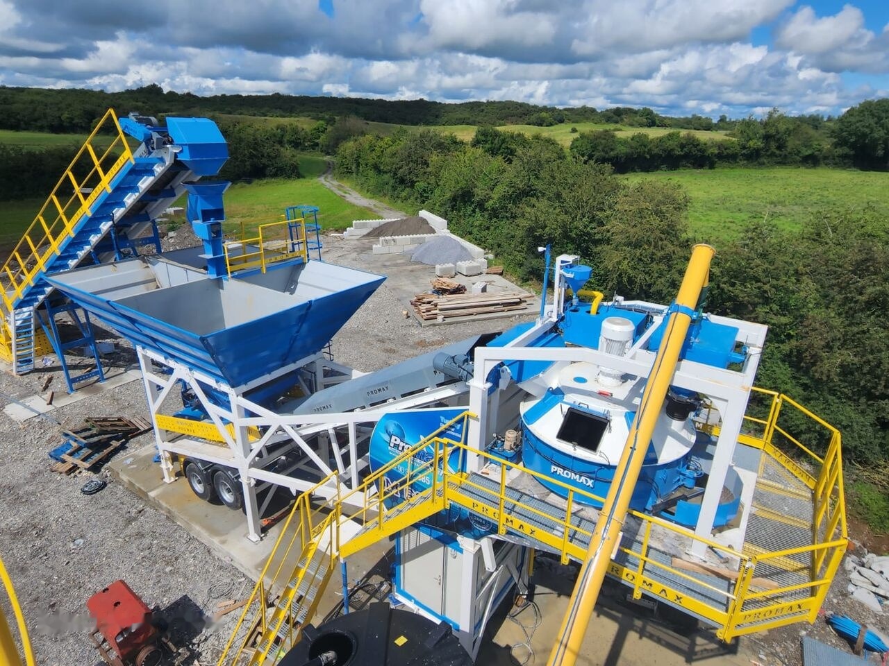 Promax Mobile Concrete Batching Plant PROMAX M60-PLNT (60m³/h) - Silo xi măng: hình 2 Promax Mobile Concrete Batching Plant PROMAX M60-PLNT (60m³/h) - Silo xi măng: hình 2