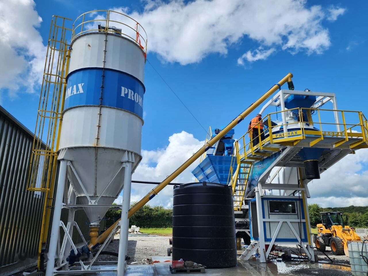 Promax Mobile Concrete Batching Plant PROMAX M60-PLNT (60m³/h) - Silo xi măng: hình 3 Promax Mobile Concrete Batching Plant PROMAX M60-PLNT (60m³/h) - Silo xi măng: hình 3