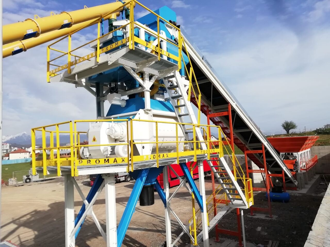 Promax Stationary Concrete Batching Plant S100 TWN (100m³/h) - Trạm trộn bê tông: hình 1 Promax Stationary Concrete Batching Plant S100 TWN (100m³/h) - Trạm trộn bê tông: hình 1