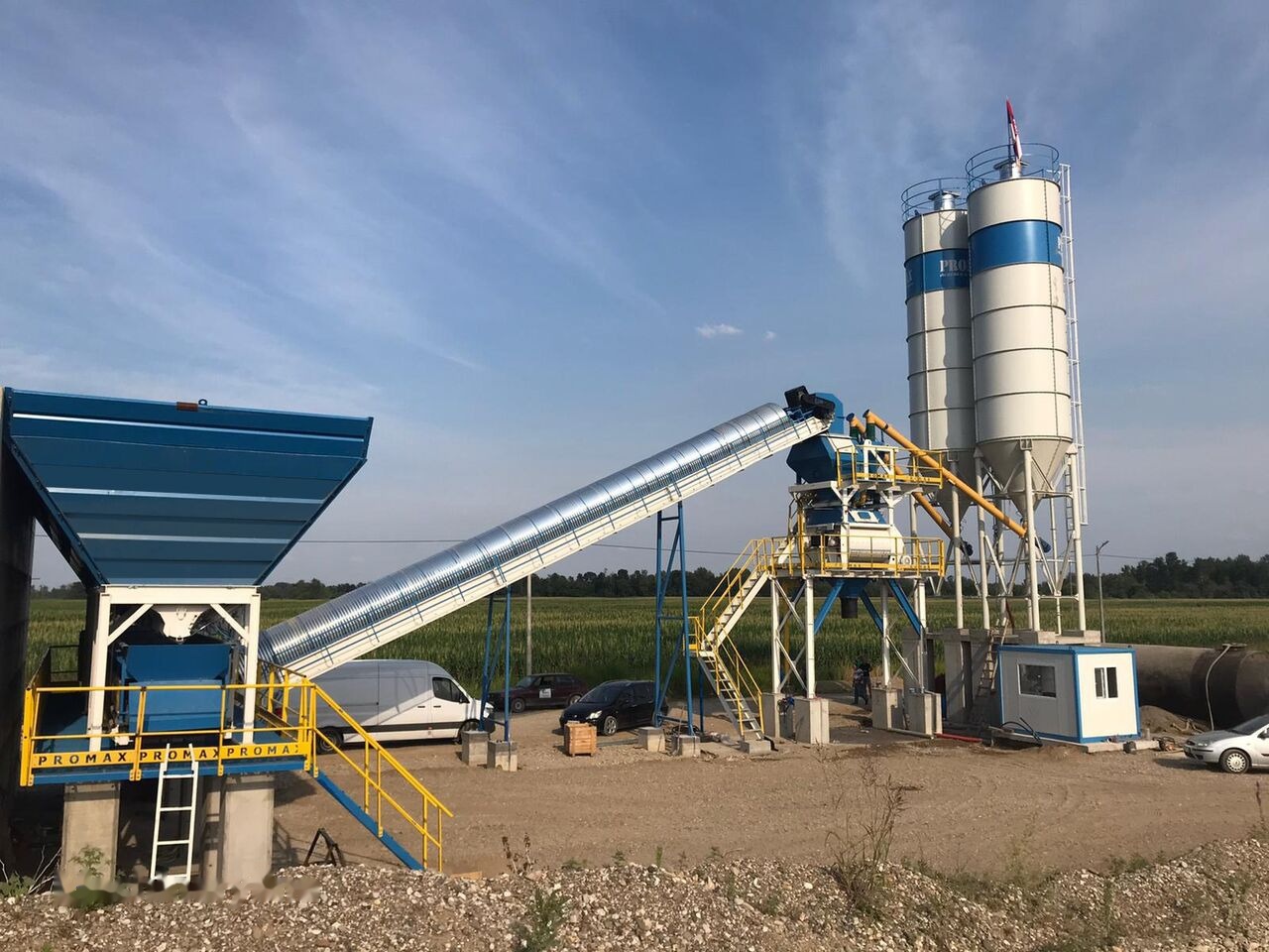 Promax Stationary Concrete Batching Plant S100 TWN (100m³/h) - Trạm trộn bê tông: hình 2 Promax Stationary Concrete Batching Plant S100 TWN (100m³/h) - Trạm trộn bê tông: hình 2