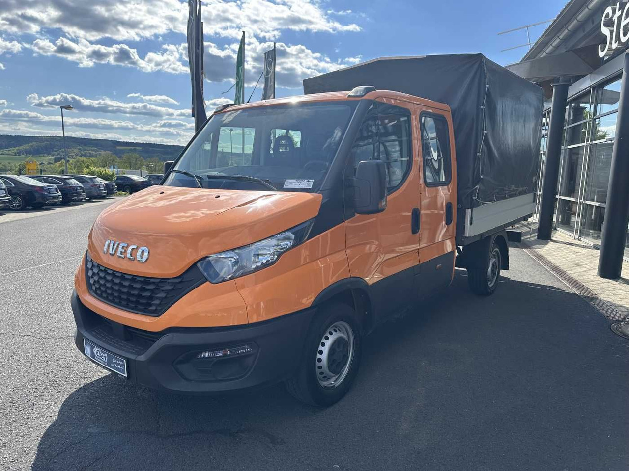 Iveco Daily 35S14 Pritsche+Plane *AHK*Ladekran*7-Sitze - Xe tải nhỏ phẳng: hình 3 Iveco Daily 35S14 Pritsche+Plane *AHK*Ladekran*7-Sitze - Xe tải nhỏ phẳng: hình 3