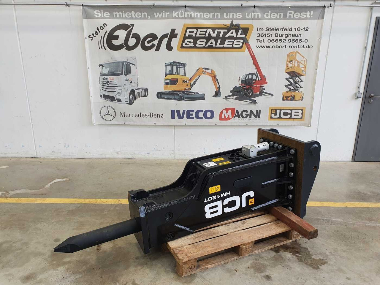 JCB HM120T / Hydraulikhammer / MS21 / 12-18 to - Búa thủy lực cho Máy móc xây dựng: hình 1 JCB HM120T / Hydraulikhammer / MS21 / 12-18 to - Búa thủy lực cho Máy móc xây dựng: hình 1