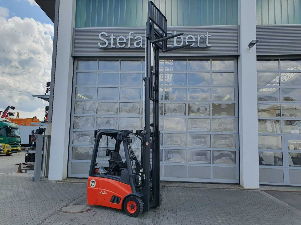 Linde E14 - 01 / 2024 / Duplex: 4.10m! / SS / nur 534h - Xe nâng điện: hình 2 Linde E14 - 01 / 2024 / Duplex: 4.10m! / SS / nur 534h - Xe nâng điện: hình 2