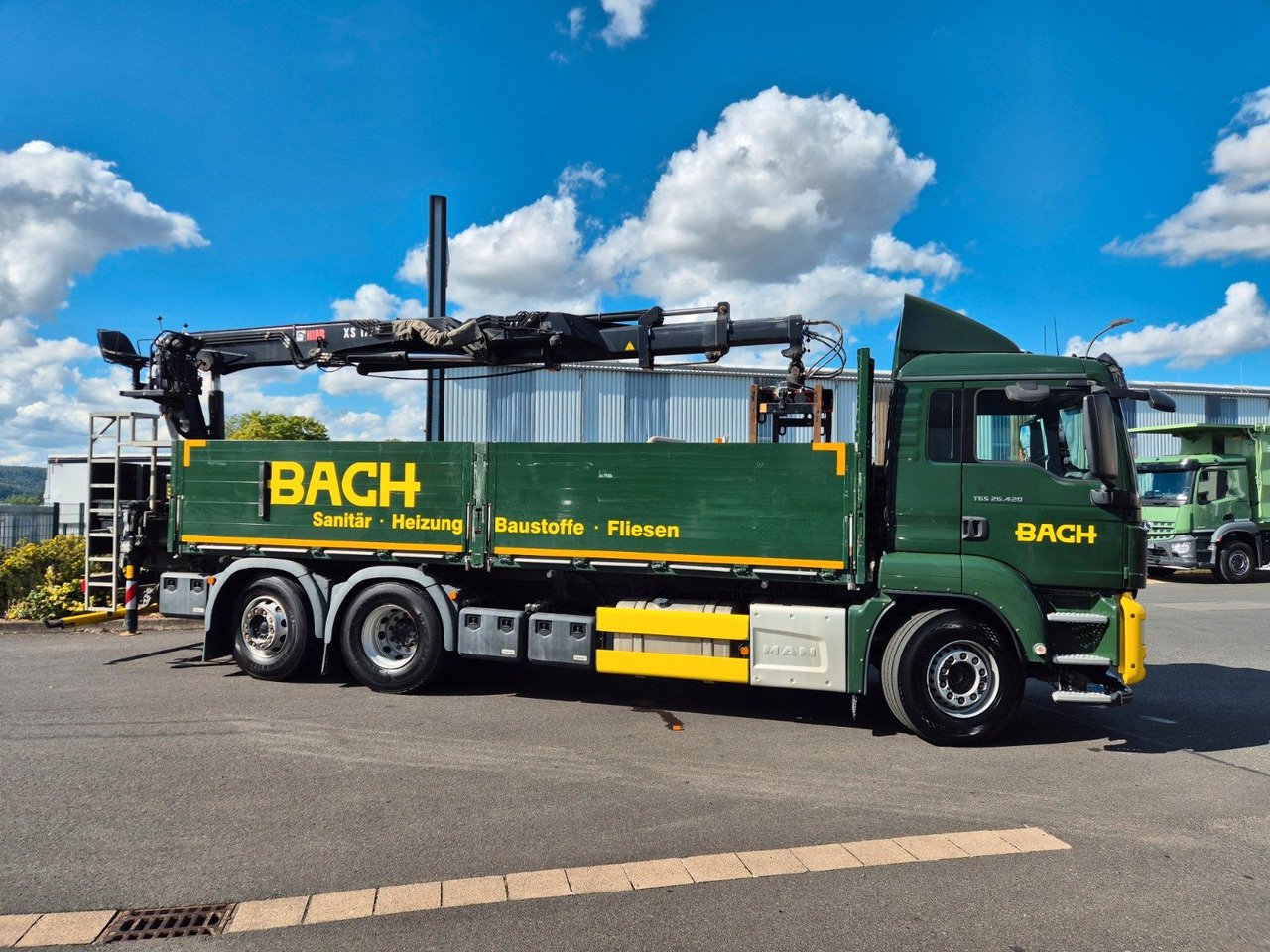 MAN TGS 26.420 6x2-4 LL Hiab 177K PRO 2 Stück - Xe tải thùng lửng/ Phẳng: hình 5 MAN TGS 26.420 6x2-4 LL Hiab 177K PRO 2 Stück - Xe tải thùng lửng/ Phẳng: hình 5