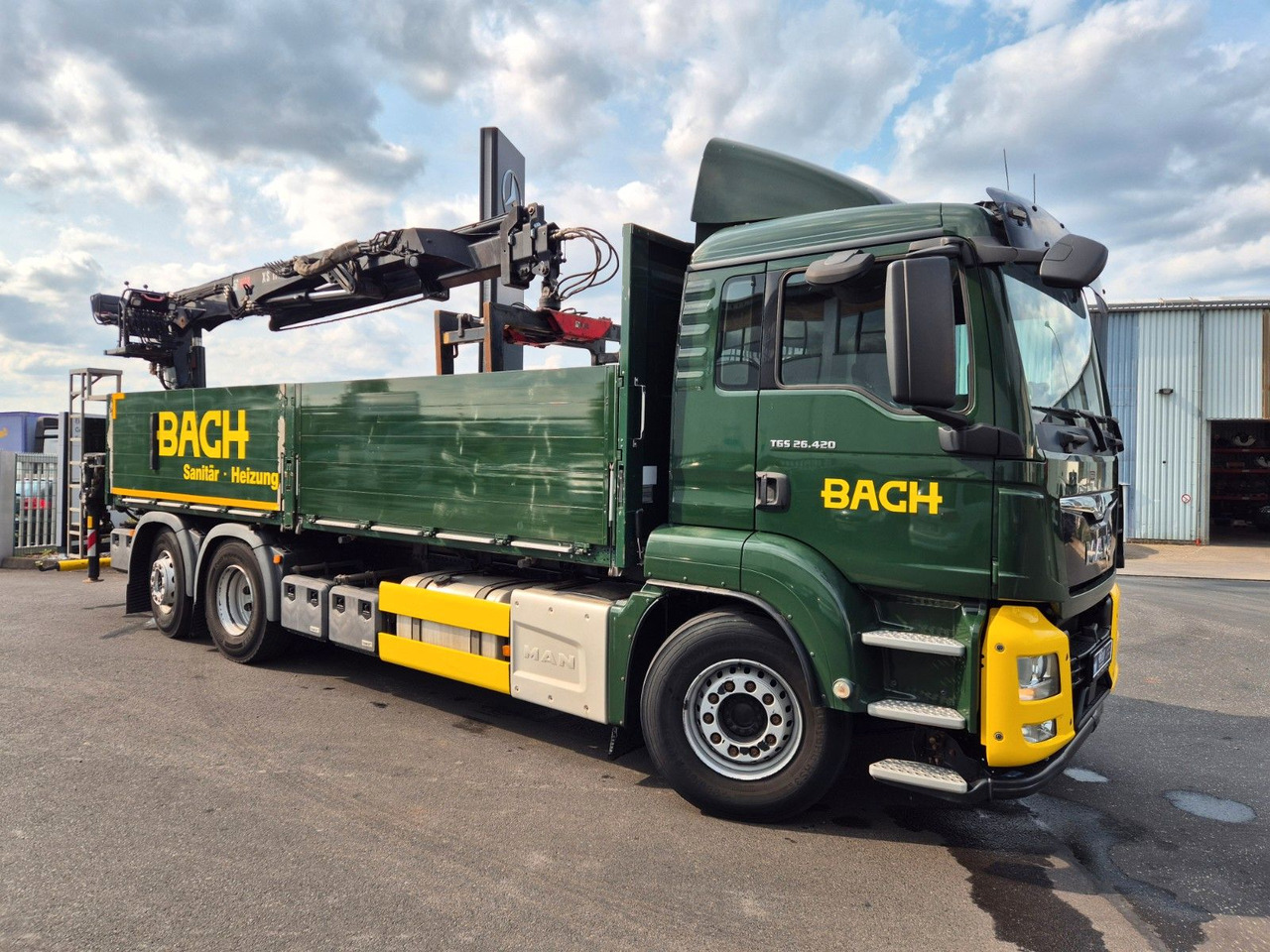 MAN TGS 26.420 6x2-4 LL Hiab 177K PRO 2 Stück - Xe tải thùng lửng/ Phẳng, Xe cẩu tự hành: hình 4 MAN TGS 26.420 6x2-4 LL Hiab 177K PRO 2 Stück - Xe tải thùng lửng/ Phẳng, Xe cẩu tự hành: hình 4