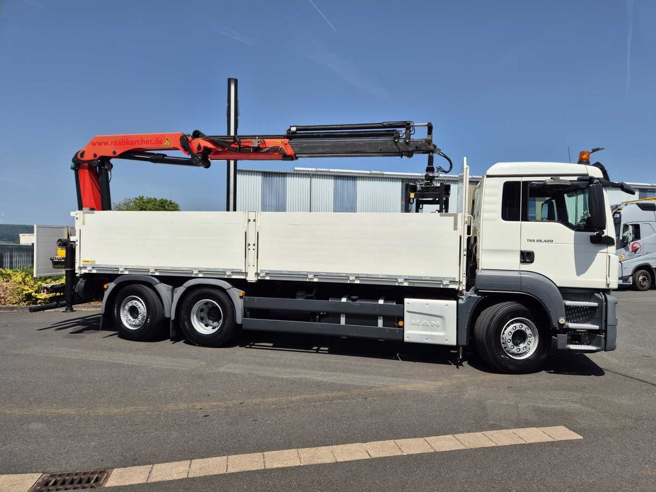 MAN TGS 26.420 6x2-4 LL Palfinger PK 22002-EH B Funk - Xe tải thùng lửng/ Phẳng: hình 5 MAN TGS 26.420 6x2-4 LL Palfinger PK 22002-EH B Funk - Xe tải thùng lửng/ Phẳng: hình 5