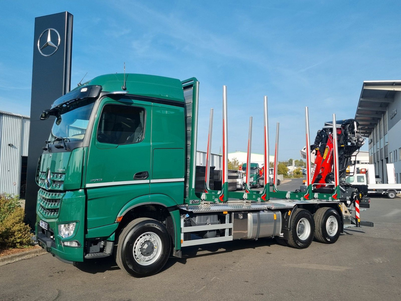 Mercedes-Benz Arocs 2551 L 6x2/4 HAD Palfinger Epsilon TZ12 - Xe chở gỗ, Xe cẩu tự hành: hình 2 Mercedes-Benz Arocs 2551 L 6x2/4 HAD Palfinger Epsilon TZ12 - Xe chở gỗ, Xe cẩu tự hành: hình 2