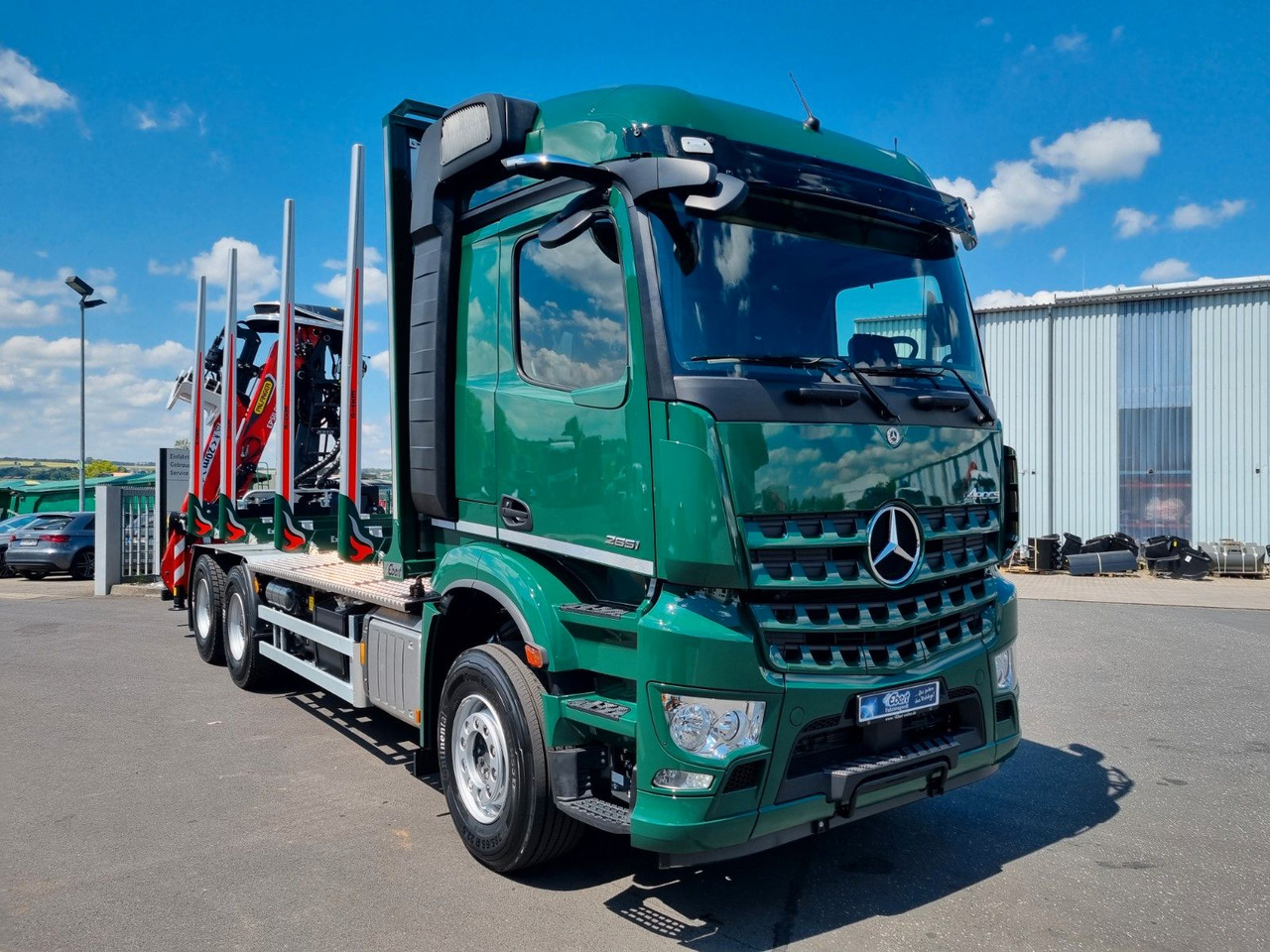 Mercedes-Benz Arocs 2651L 6x4 Palfinger-EPSILON Y Crane M12Z91 - Xe chở gỗ, Xe cẩu tự hành: hình 2 Mercedes-Benz Arocs 2651L 6x4 Palfinger-EPSILON Y Crane M12Z91 - Xe chở gỗ, Xe cẩu tự hành: hình 2