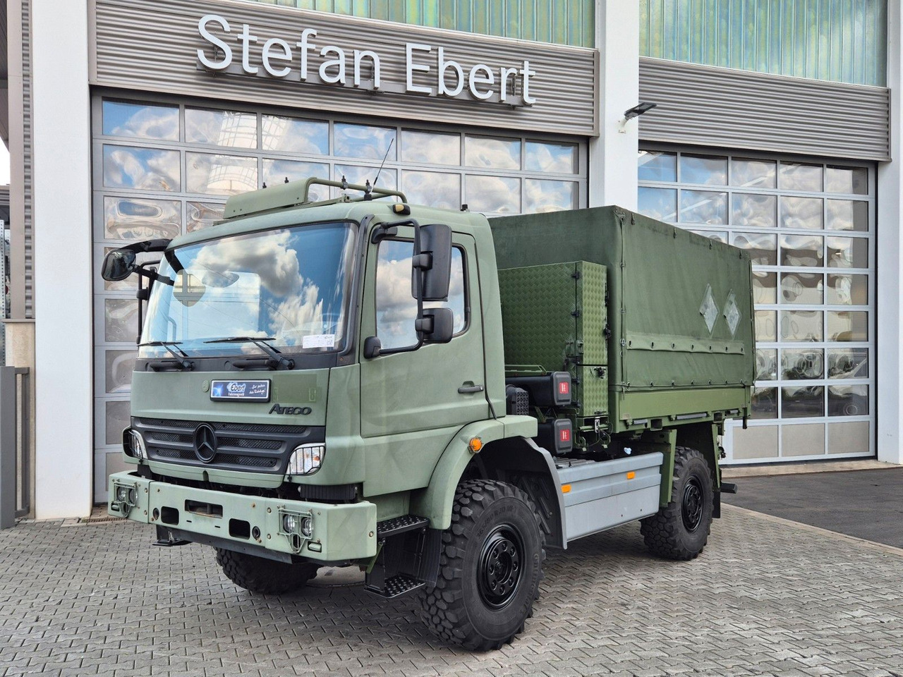 Mercedes-Benz Atego 1018 A 4x4 Singlebereifung 7 Stück vorh. - Xe tải thùng mui bạt: hình 1 Mercedes-Benz Atego 1018 A 4x4 Singlebereifung 7 Stück vorh. - Xe tải thùng mui bạt: hình 1