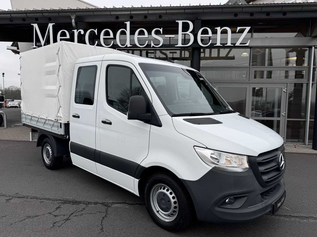 Xe van thùng mui bạt Mercedes-Benz Sprinter 215 CDI DoKa 9G Klima AHK Tempomat SHZ: hình 1