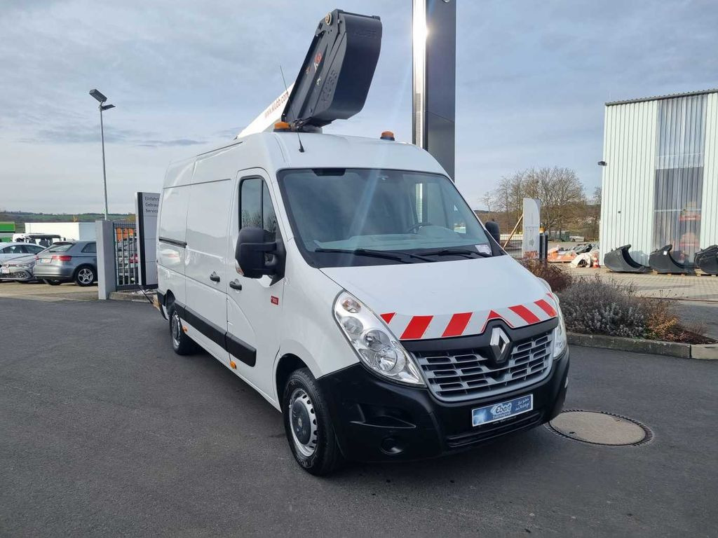 Nền bục trên không gắn trên xe tải, Xe tải nhỏ Renault Master 2.3 dCi / KLUBB K32, 12,5m: hình 13