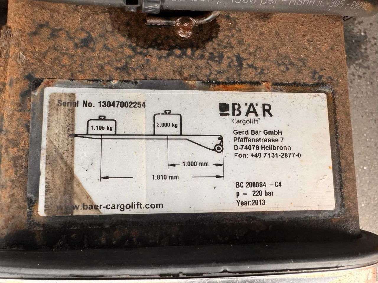 Rơ moóc đông lạnh Rohr RZK/18 IV Kühlkoffer Carrier Bär LBW: hình 10