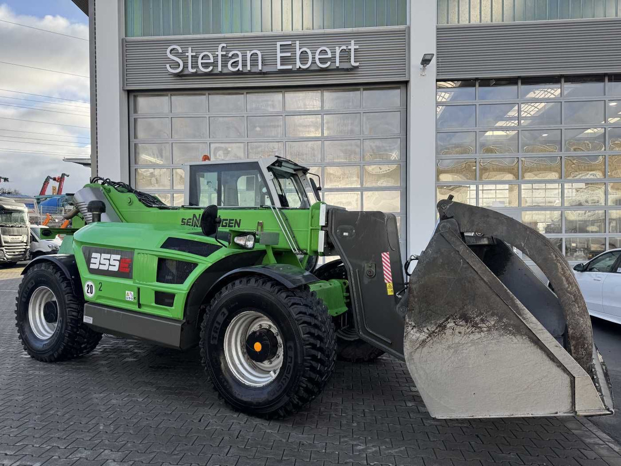 Sennebogen 355 E / Greifschaufel / nur 2.260h! - Xe nhấc hình viễn vọng kính: hình 1 Sennebogen 355 E / Greifschaufel / nur 2.260h! - Xe nhấc hình viễn vọng kính: hình 1