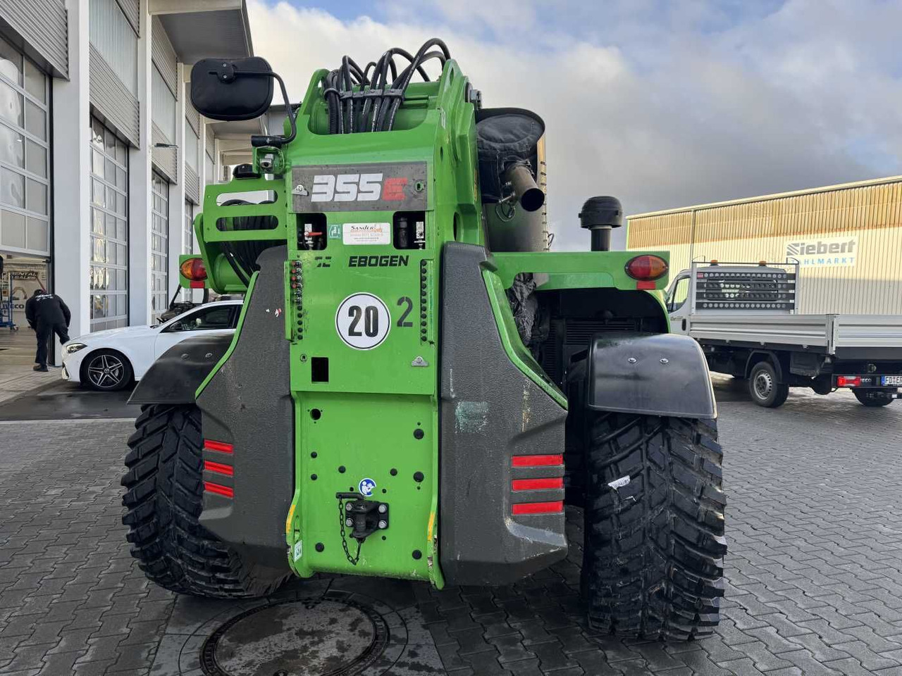 Sennebogen 355 E / Greifschaufel / nur 2.260h! - Xe nhấc hình viễn vọng kính: hình 4 Sennebogen 355 E / Greifschaufel / nur 2.260h! - Xe nhấc hình viễn vọng kính: hình 4