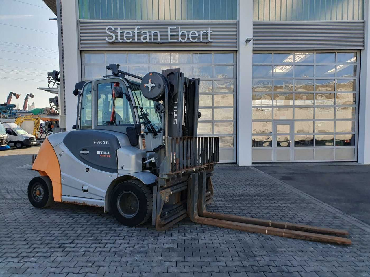 Still RX70-80 / Duplex: 4.70m! / Zinkenversteller / SS - Xe nâng diesel: hình 1 Still RX70-80 / Duplex: 4.70m! / Zinkenversteller / SS - Xe nâng diesel: hình 1