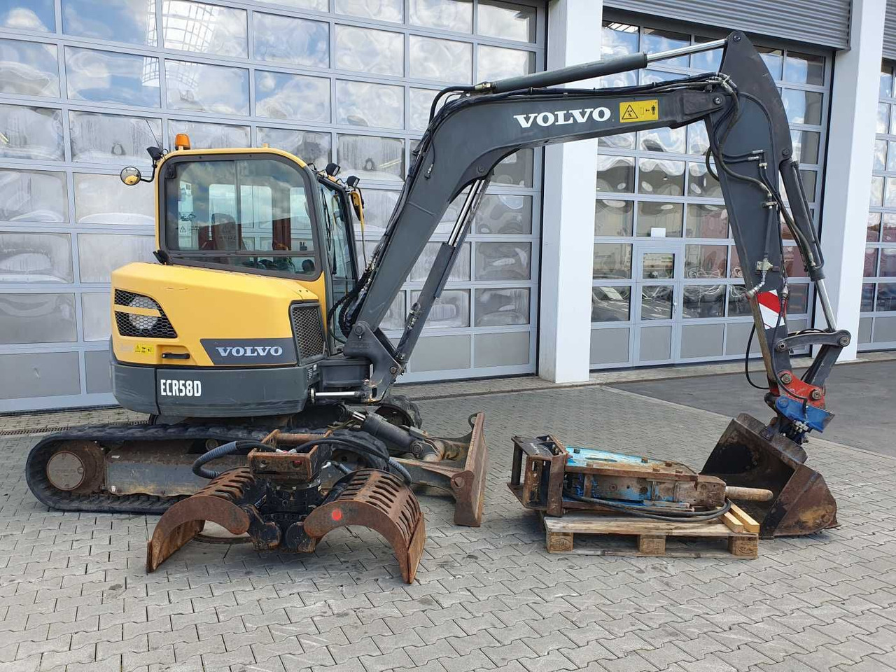 Volvo ECR58D / nur 5.433h / 1x hydr.GL - Máy xúc mini: hình 2 Volvo ECR58D / nur 5.433h / 1x hydr.GL - Máy xúc mini: hình 2