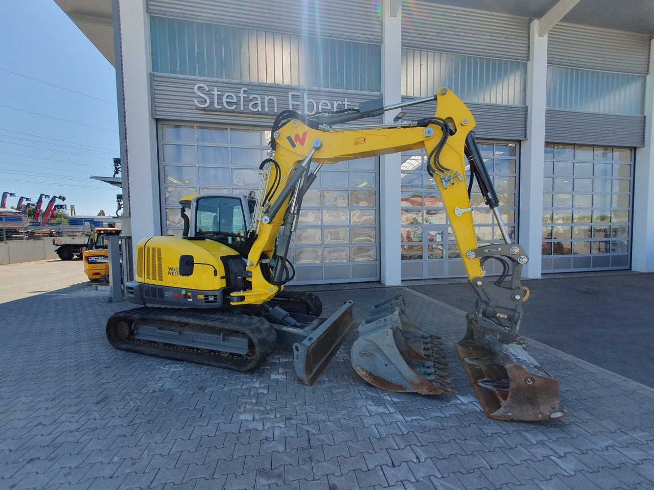 Wacker ET90 / HS08 / nur 1.244h! / Greifer/ Löffelpaket - Máy xúc mini: hình 2 Wacker ET90 / HS08 / nur 1.244h! / Greifer/ Löffelpaket - Máy xúc mini: hình 2