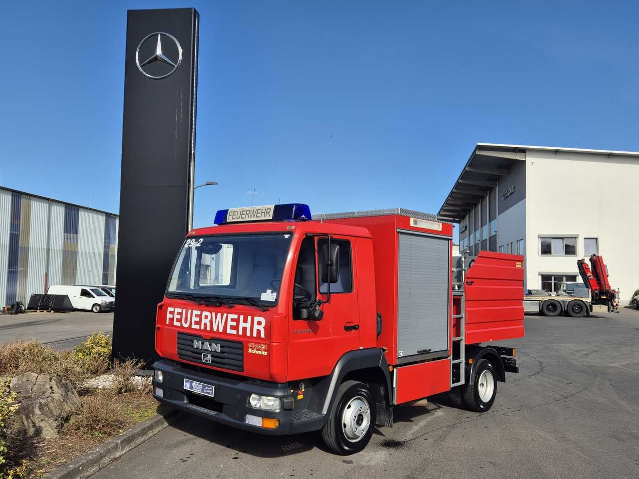 MAN LE 8.150 Schaumlöschfahrzeug Schmitz SLF25/25 - Xe tải nhỏ: hình 1 MAN LE 8.150 Schaumlöschfahrzeug Schmitz SLF25/25 - Xe tải nhỏ: hình 1