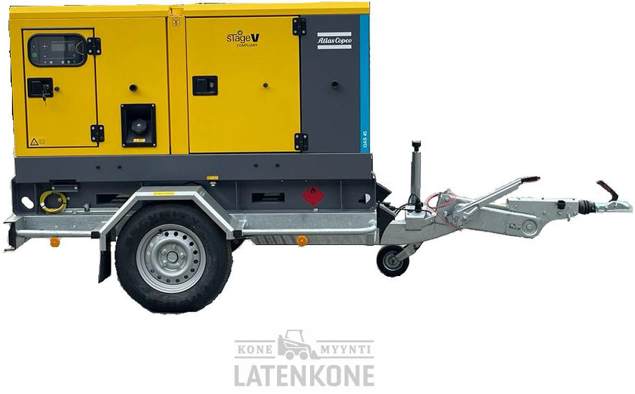 Atlas Copco QAS 45 50 Hz Generaattori StageV vetovarustuksella - Bộ phát điện: hình 1 Atlas Copco QAS 45 50 Hz Generaattori StageV vetovarustuksella - Bộ phát điện: hình 1