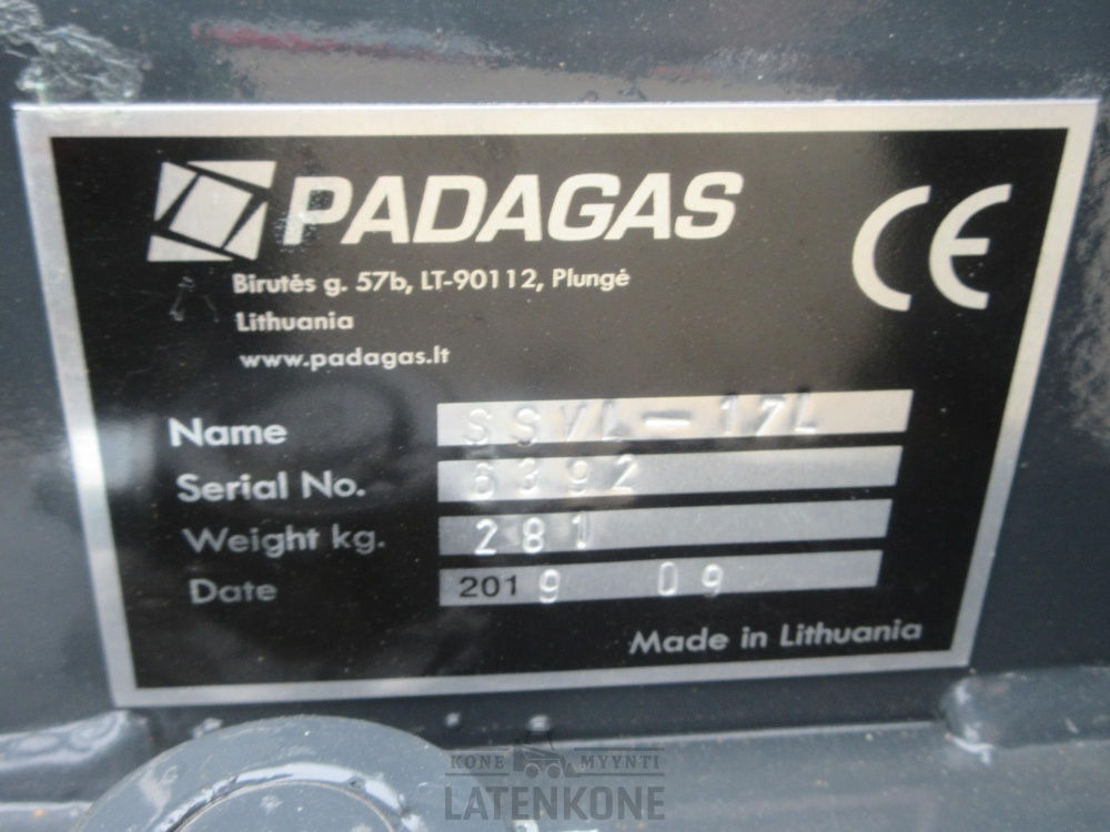 Cày tuyết Padagas Nivelaura SSVL-17L: hình 13
